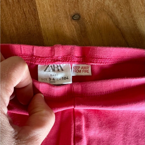 Zara Pink Leggings - Picture 2 of 4